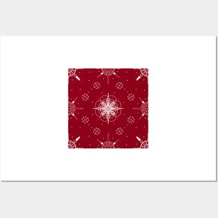 Christmas Snow Posters and Art